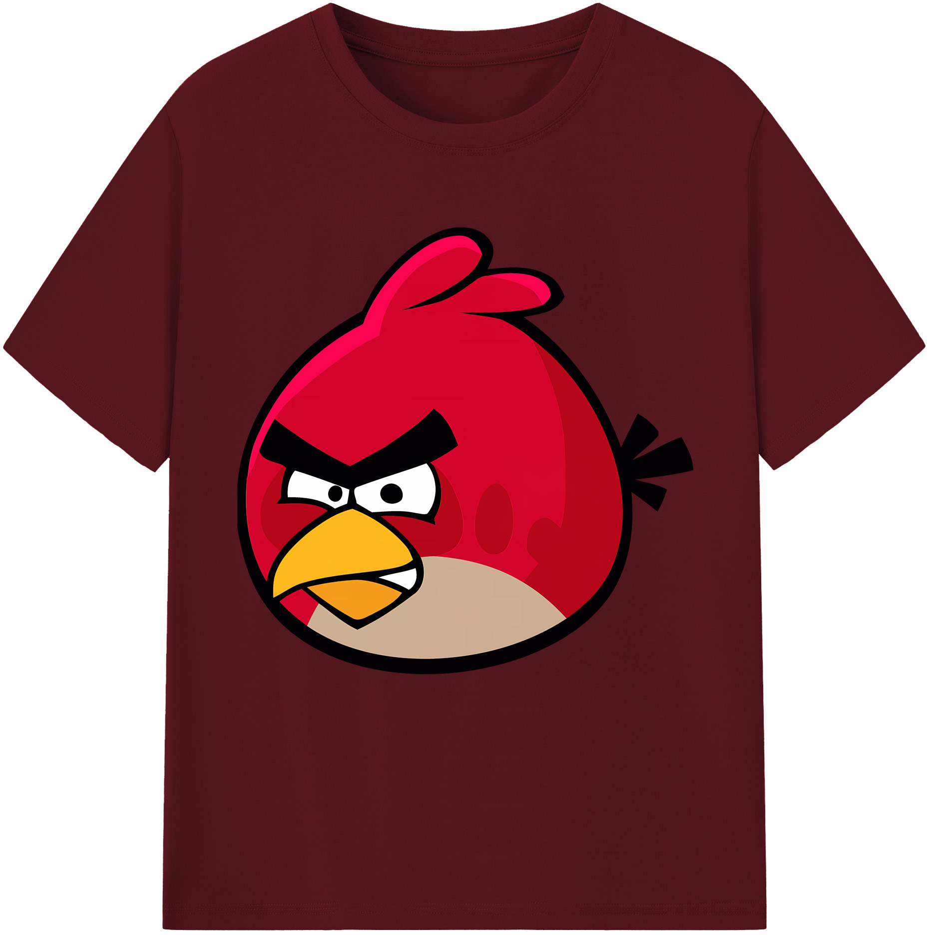 （画像用） Angry Birds アングリーバード 綿100％半袖Tシャツ（フロントプリント）